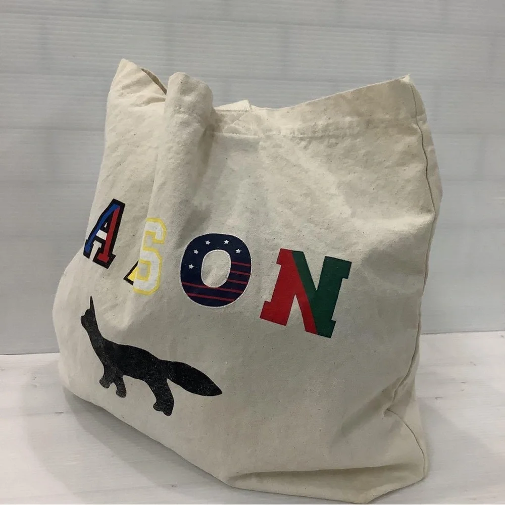 Maison Kitsuné canvas tote bag - Picture 3 of 6